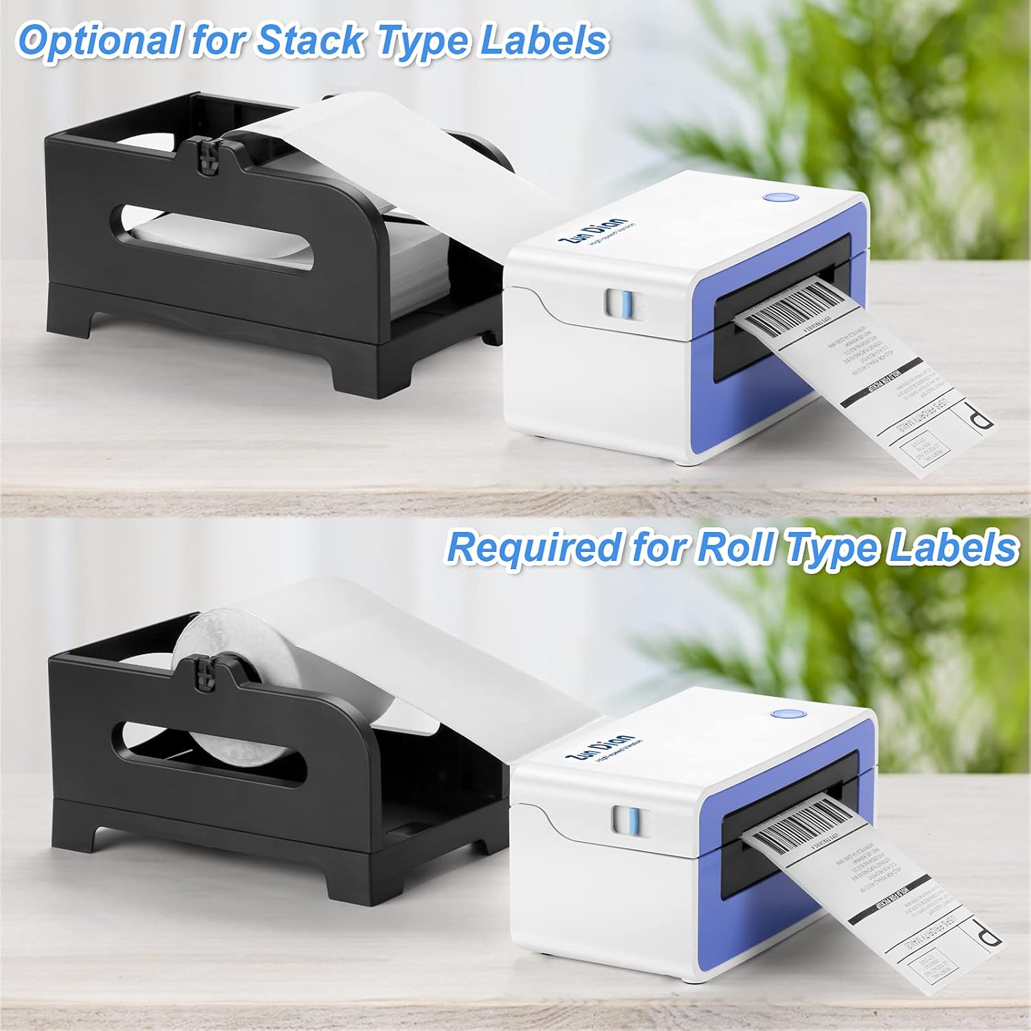 ZunDian Thermal Label Printer, 150mm/s 4x6 Shipping Label Printer, Thermal Printer for Shipping Packages, USB Lable Maker for Home Small Business