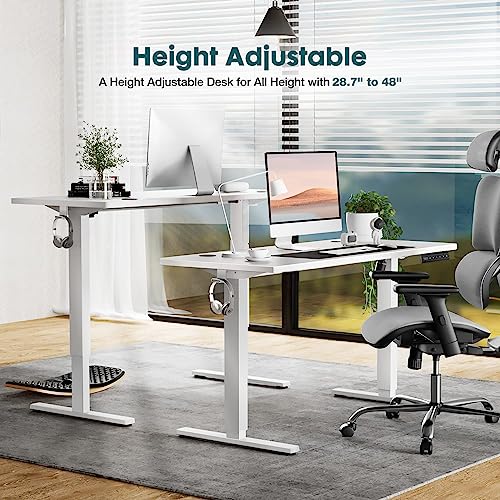 Standing Desk, Adjustable Height Electric Sit Stand Up Down Computer Table