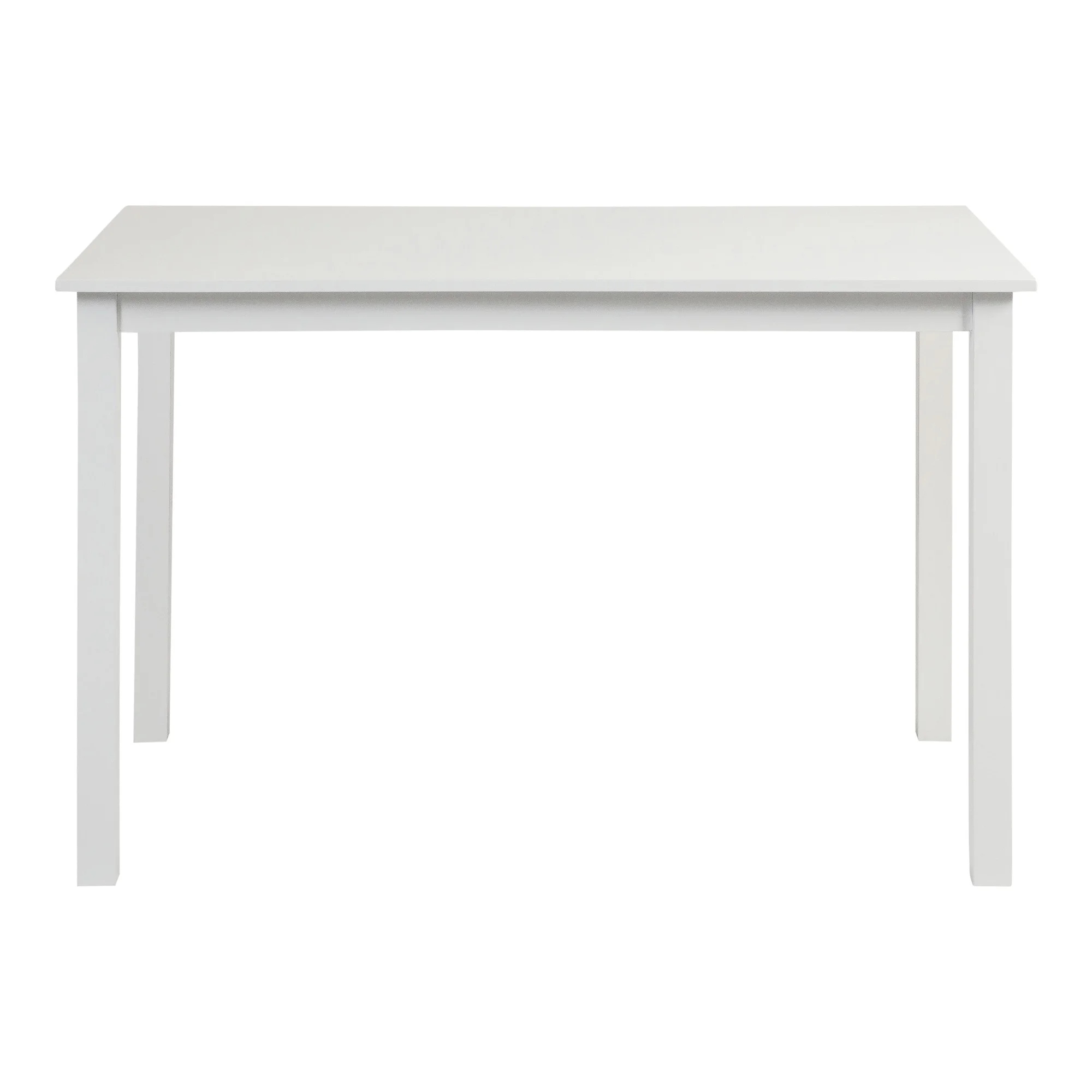 Walker Edison 5-Piece Solid Wood Farmhouse Dining Set - White/Grey