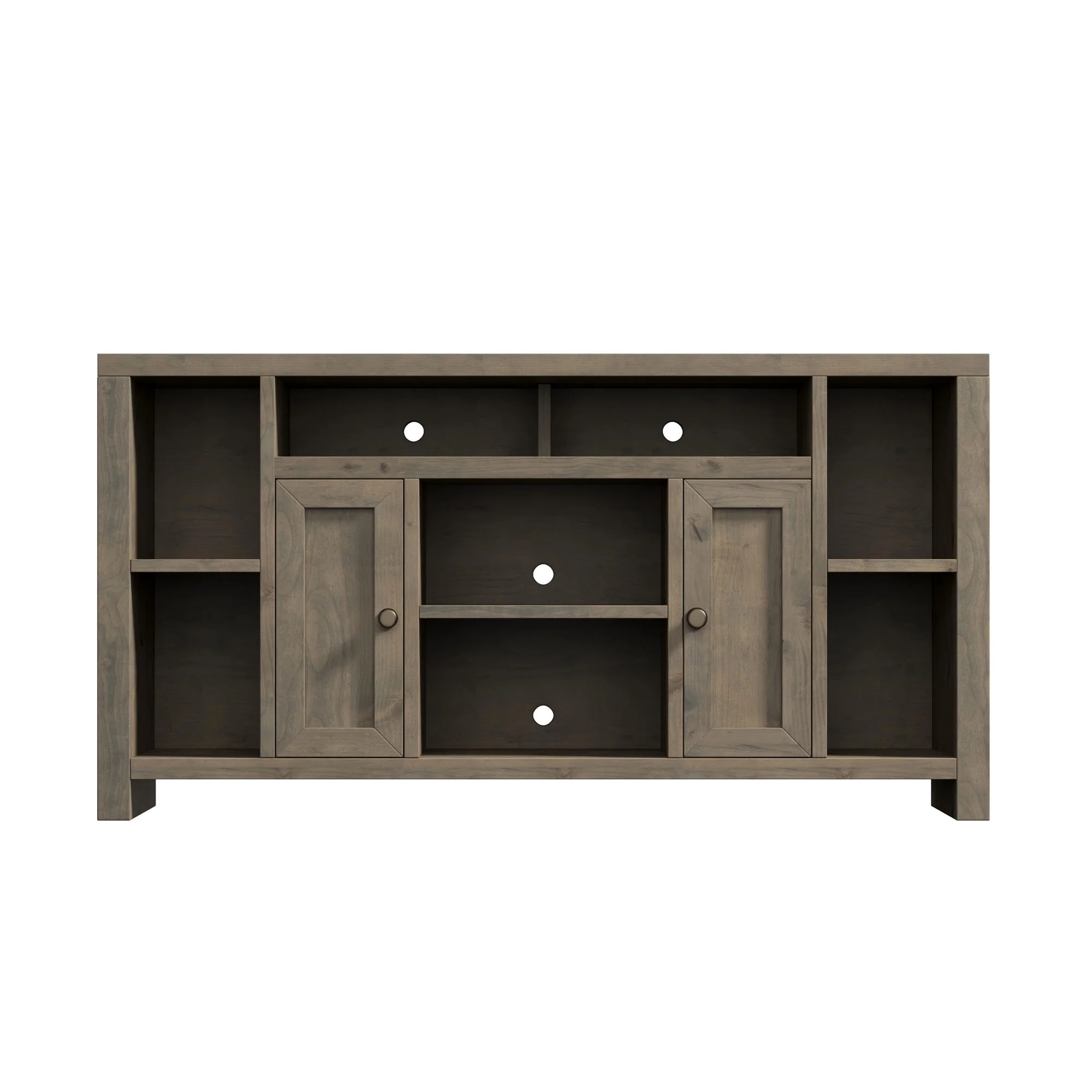 Bridgevine Home Modern Rustic TV Stand for 70 inch TV, Fully Assembled