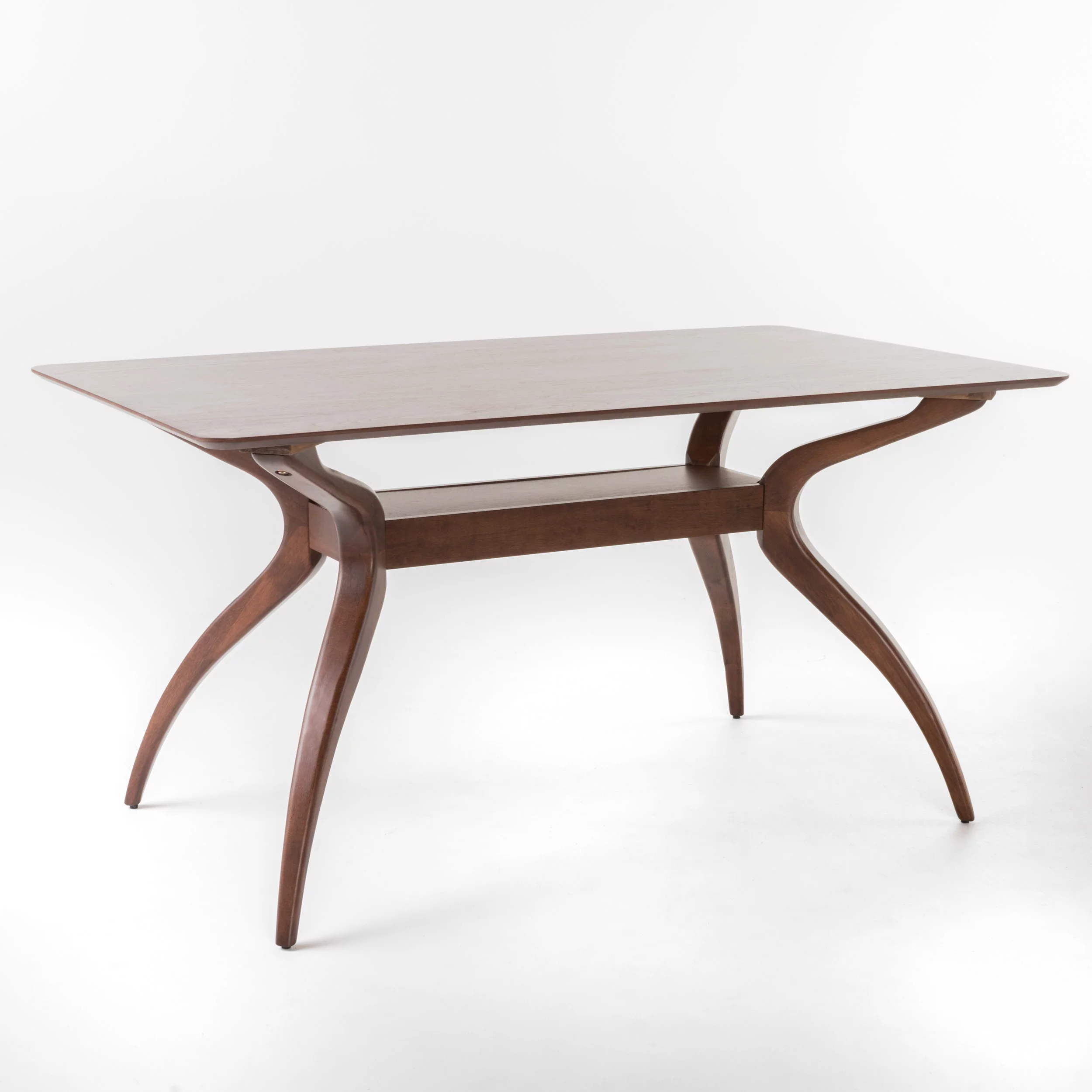 Noble House Branson Walnut Wood 5-Piece Dining Set