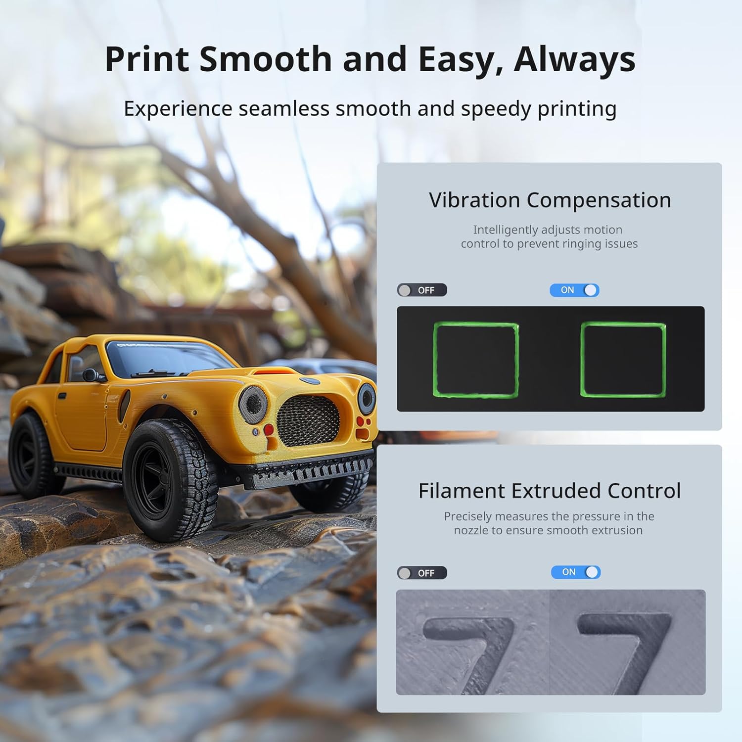 Anycubic Kobra 3 Combo Multi Color 3D Printer and ACE Pro, Smart Multicolor Printing Up to 4 Colors Max 600mm/s High Speed