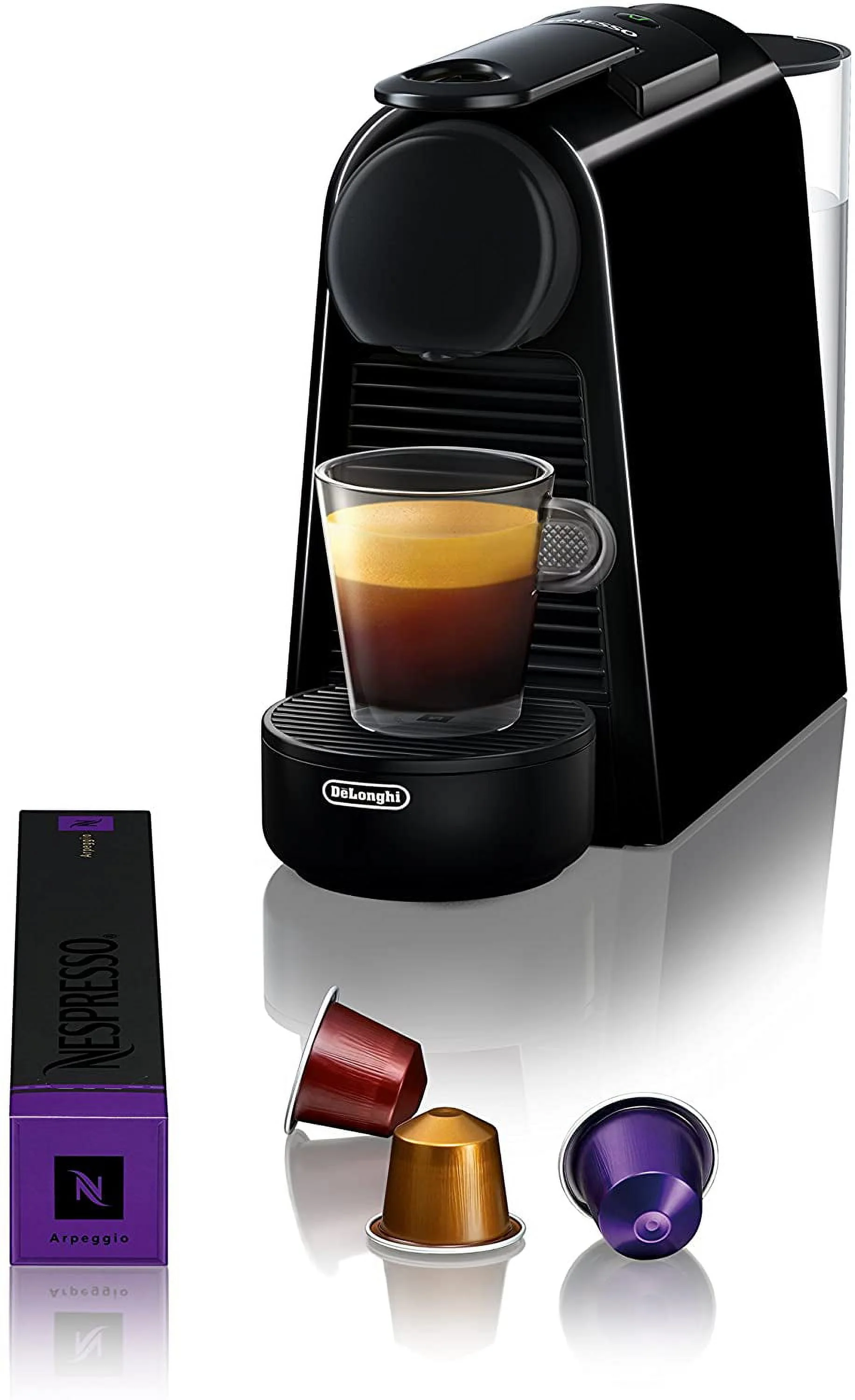 Nespresso Essenza Mini Coffee and Espresso Machine by De'Longhi 110ml Black