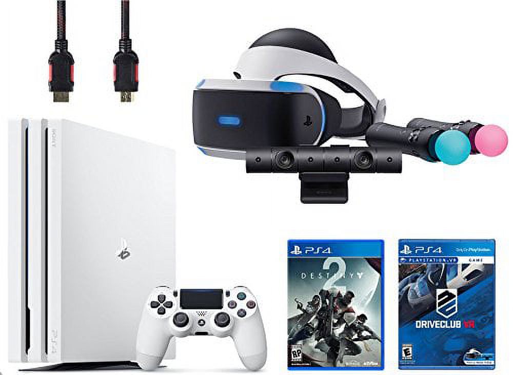 PlayStation VR Start Bundle 5 Items:VR Headset,Move Controller,PlayStation Camera Motion Sensor,PlayStation 4 Pro 1TB - Destiny 2 Bundle