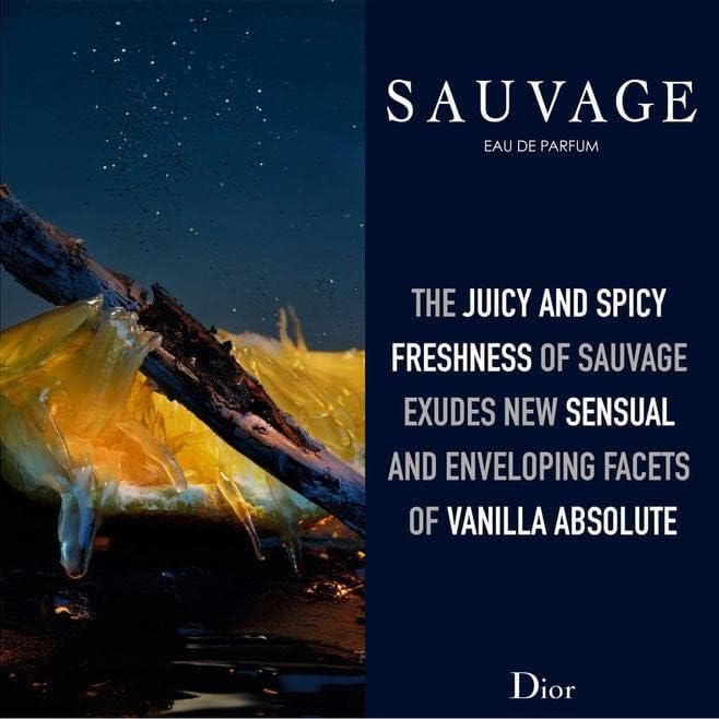 Dior Sauvage Parfum Spray for Men 3.4 Ounces