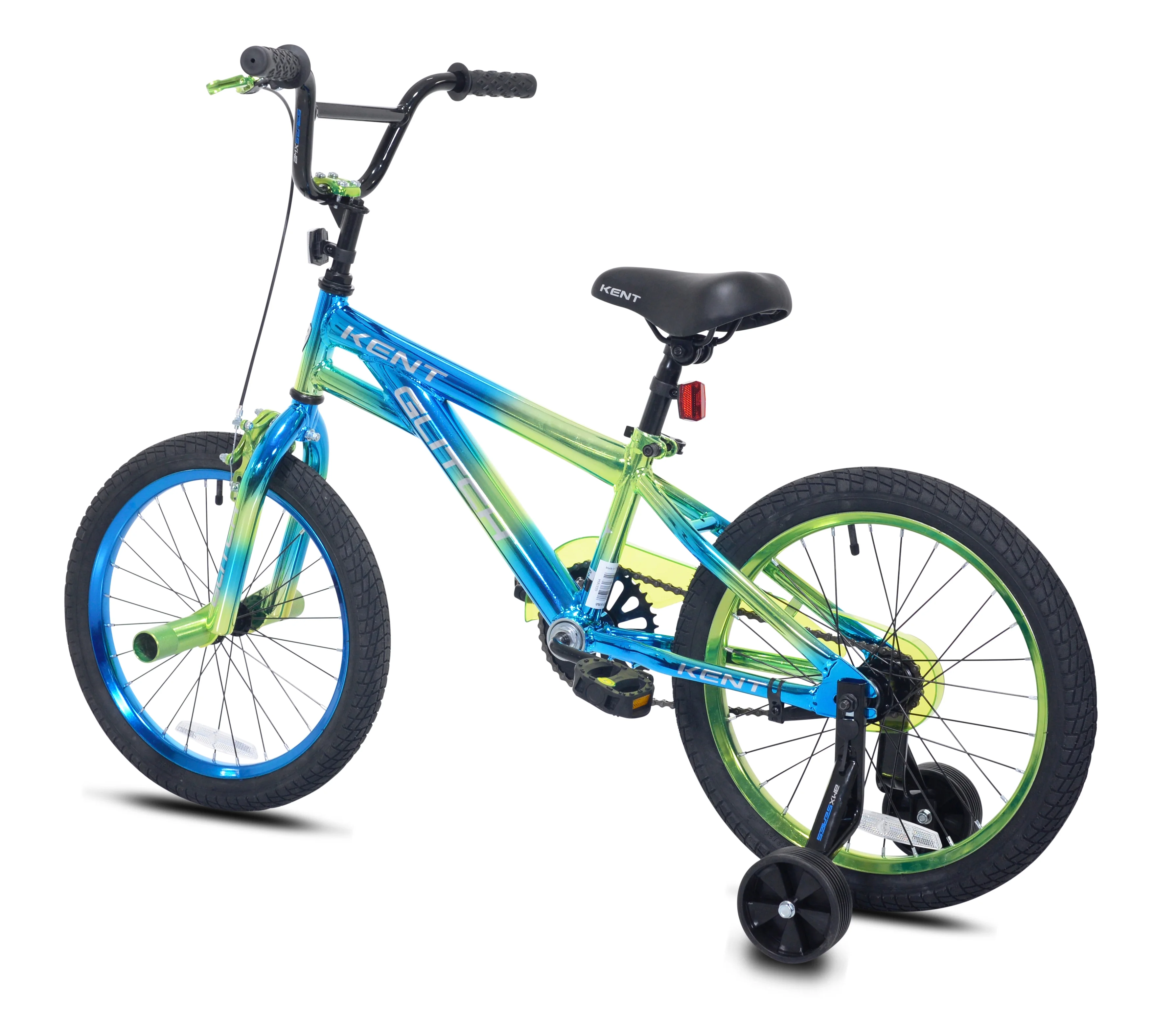 Kent 18" Boys Glitch BMX Child Bike, Blue/Green