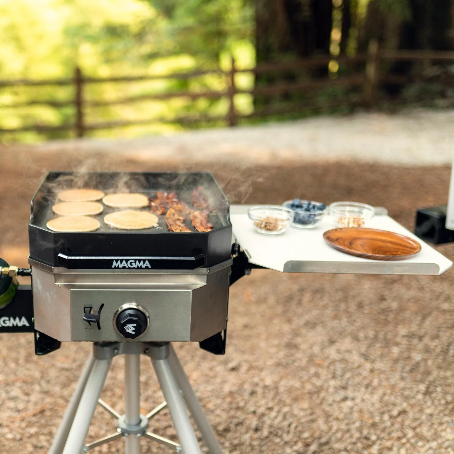 Magma Crossover Single Burner Camping Stove With Grill Top & Griddle Top