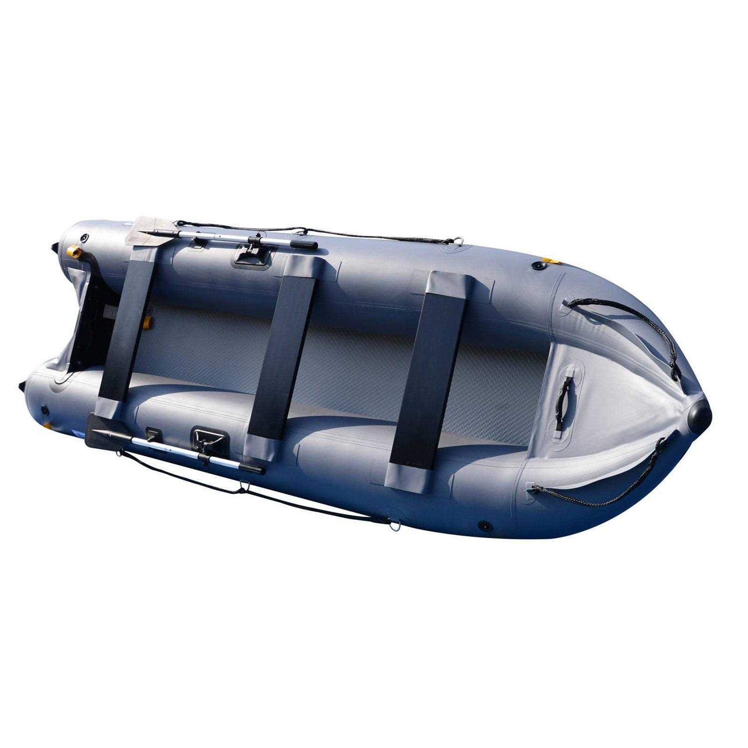 Bris 14.1ft Inflatable Boat Inflatable Kayak 3 Person Kayak Canoe Fishing Inflatable Poonton Boat - Sports Supplies Online Store