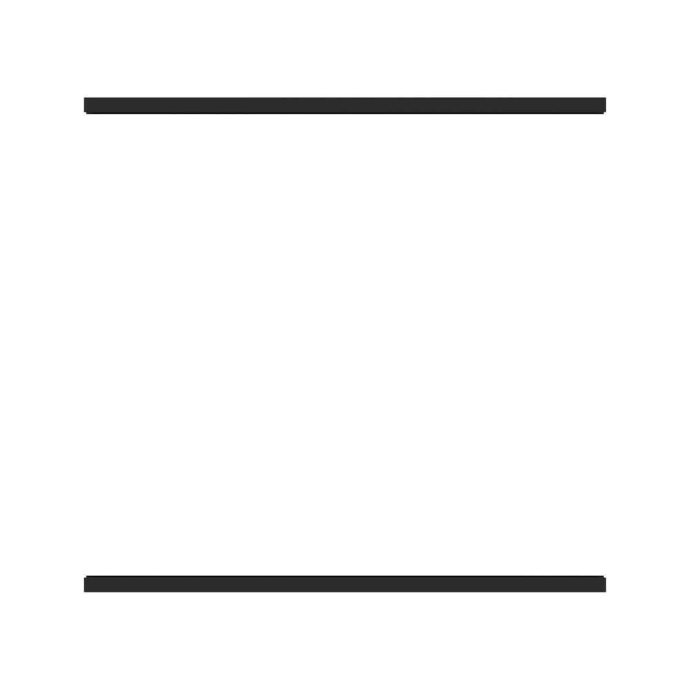 Freedom Alloy Mixed Material 6-ft H x 5-in W Matte Black Aluminum Privacy Fence Rail 73047660