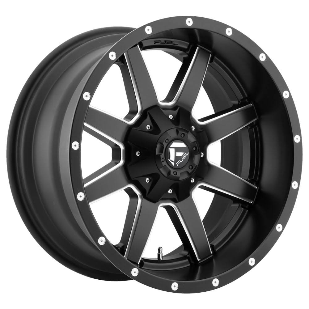 20x10 Fuel D538 Maverick Matte Black Milled D53820009847