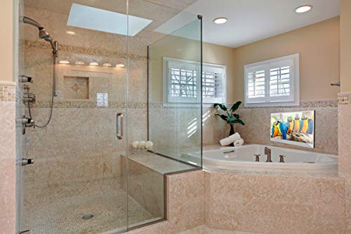 elecsung Full Screen Smart LED Mirror TV for Bathroom/Hotel/Kitchen with Android 11.0 System