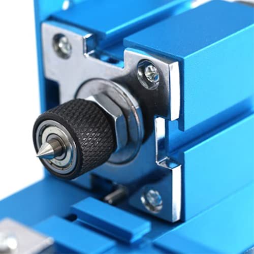 Universal Mini Metal Lathe Machine Motorized Metalworking DIY Tool Benchtop Woodworking for Hobby Science Education Modelmaking W10003M AC100V~240V