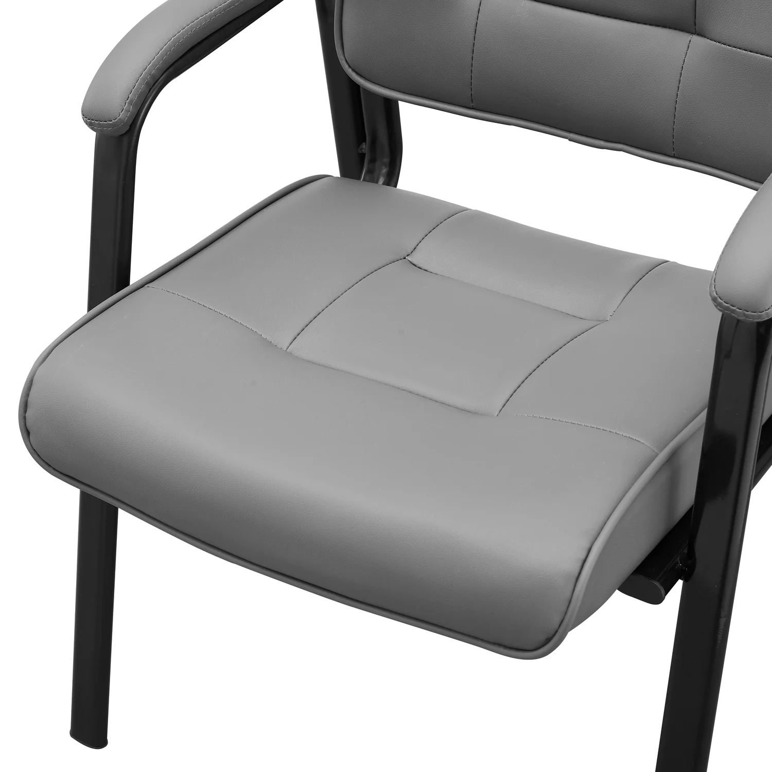 Naomi Home Executive Office Guest Chair-Fabric:Gray