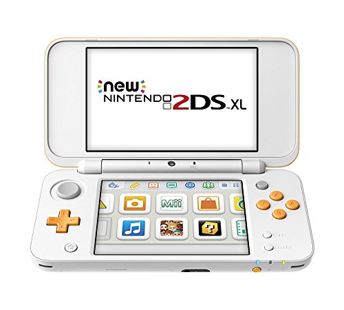 Nintendo New 2DS XL - White + Orange (Renewed) - Radiant Selections