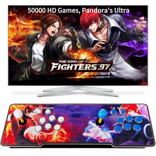 FVBADE [30000 Game in 1] 70S Pandora Box Retro Games Arcade Game Console with Two Separate Host for PC & Projector & TV 3D Games 1-4 Players Category
