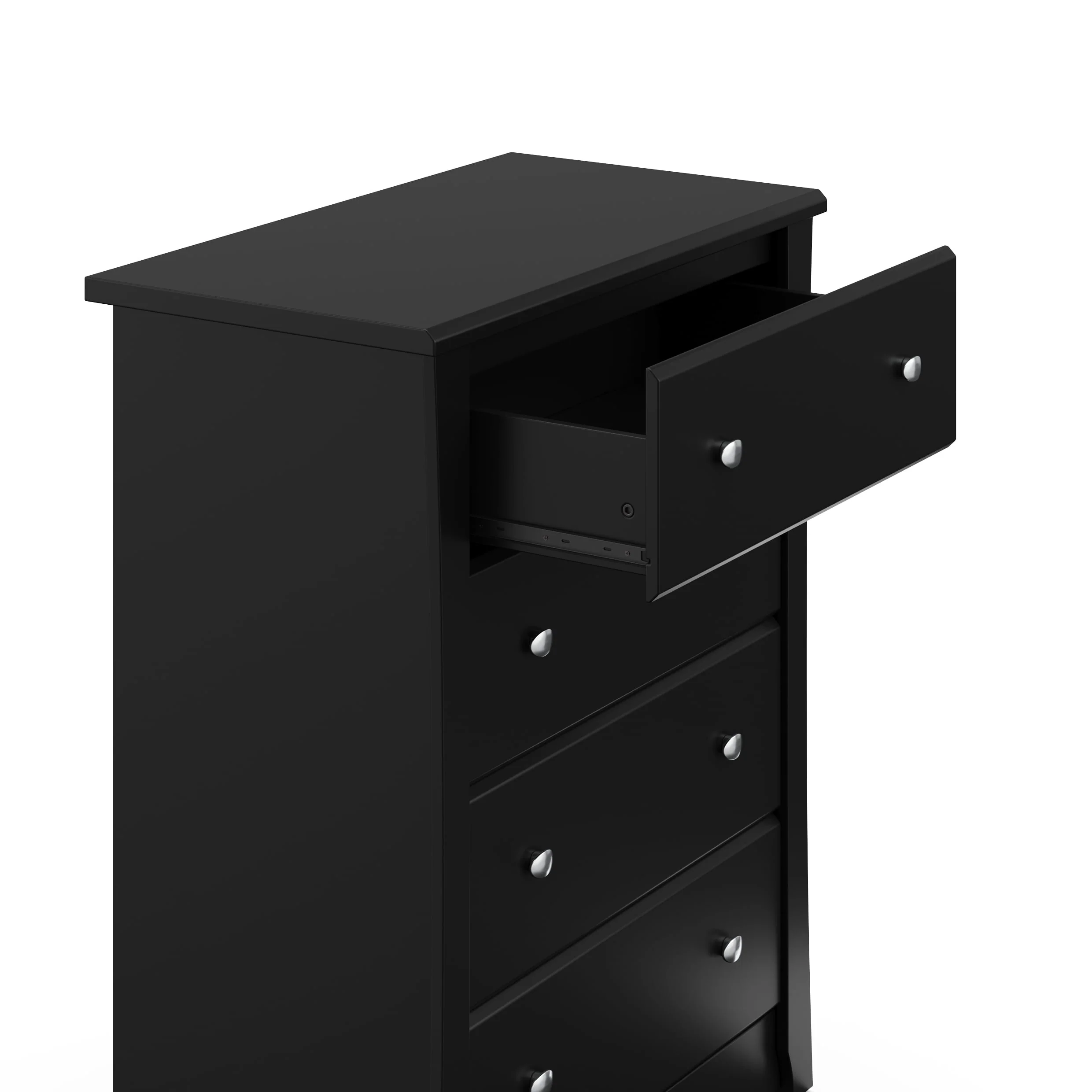 Storkcraft Crescent 4 Drawer Kids Dresser White