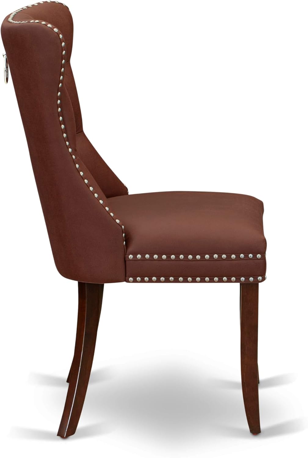 East West Furniture Dover 7 Piece Dining Room Set Consists of a Rectangle Wooden Table with Butterfly Leaf and 6 Upholstered Chairs, 42x78 Inch