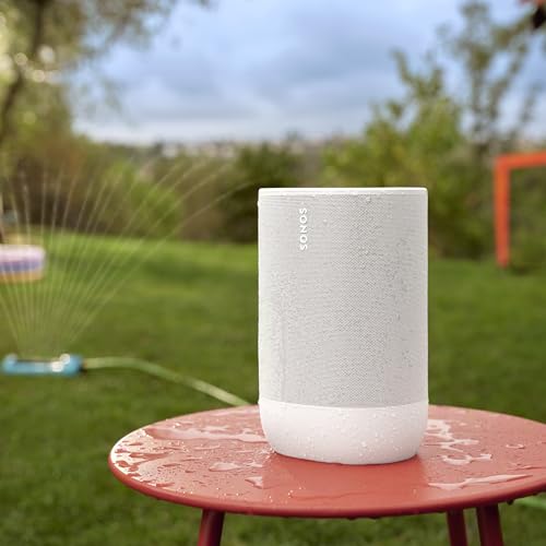 Sonos Move 2 - White - Wireless Portable Bluetooth Speaker - Radiant Selections