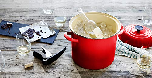 Le Creuset Enamel on Steel Stockpot, 10 qt., Olive