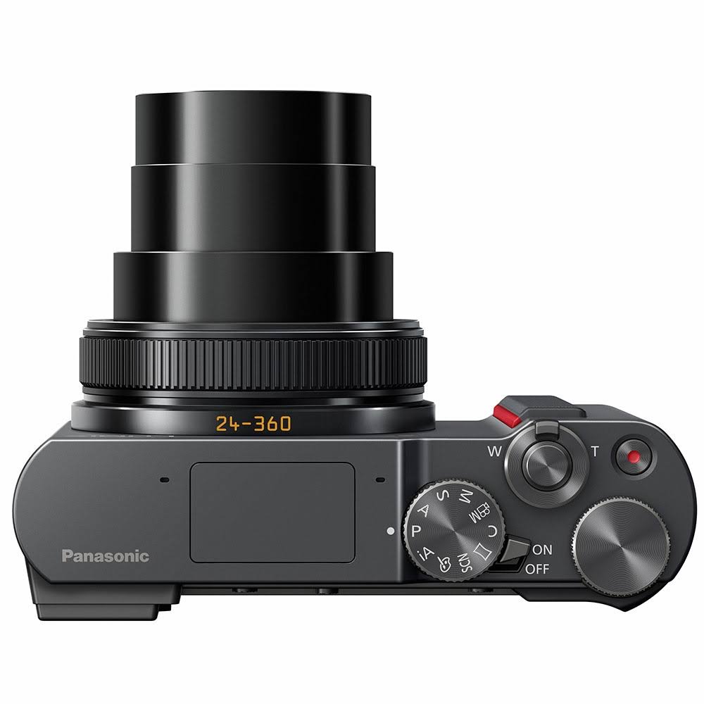 Panasonic Lumix DC-ZS200 20.1 MP Compact Ultra HD Digital Camera - 4K - Silver