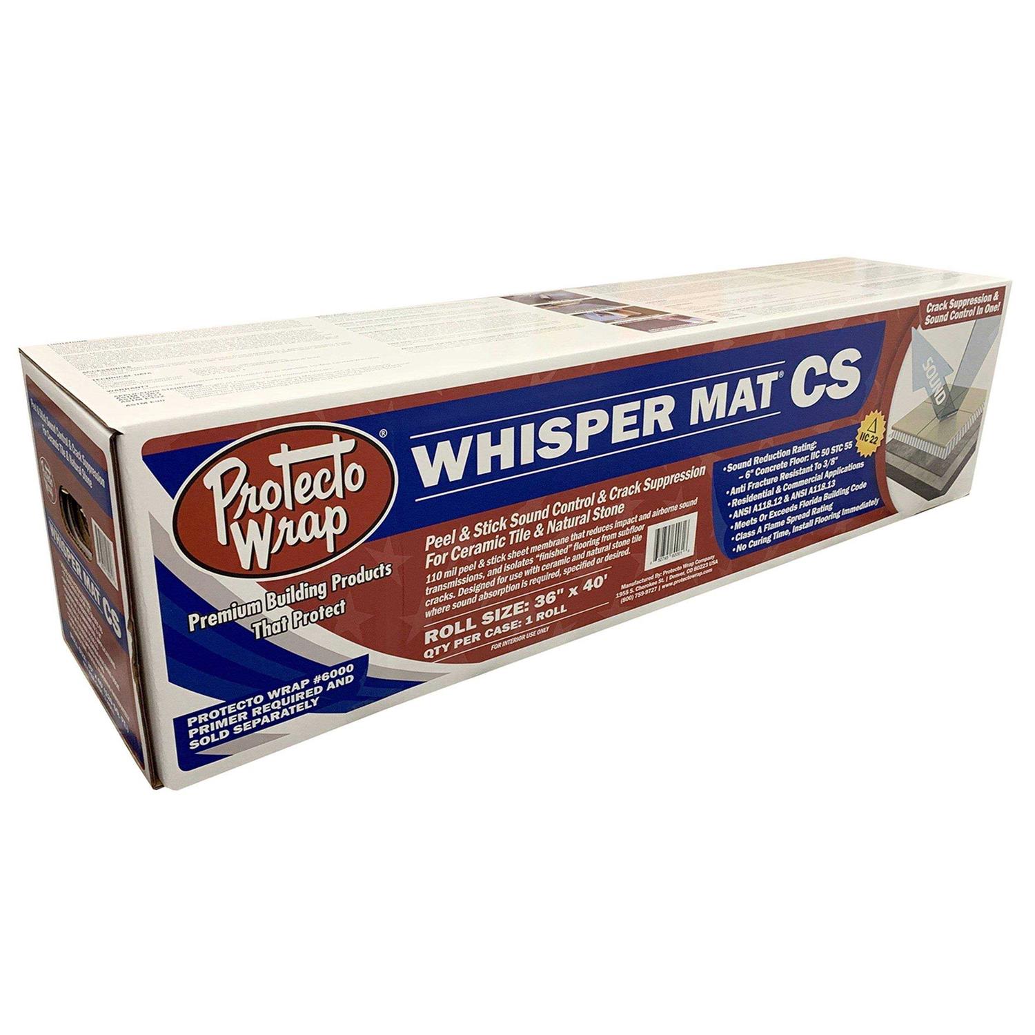 Protecto Wrap Whisper Mat Sound Control Membrane for Ceramic and Stone Tile - Shop Hardware Tools Online Store