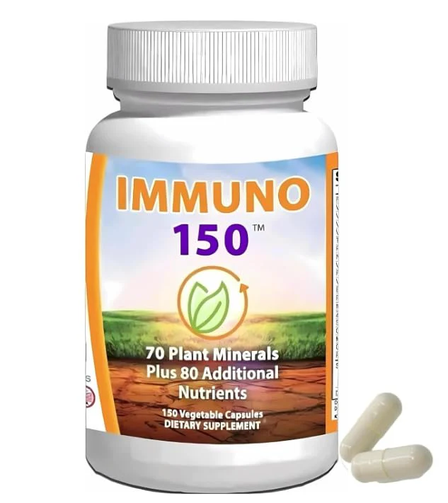 IMMUNO 150 - The Ultimate Multivitamin & Immune Support Supplement - 150 Capsules(1 Bottle) - Kansas Nuitrition - HNZSDS