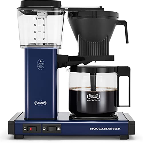 Technivorm Moccamaster 53941 KBGV Select 10-Cup Coffee Maker, Polished Silver, 40 ounce, 1.25l