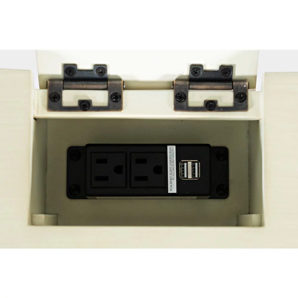 Jofran Craftsman Modern Farmhouse 48" Two Drawer USB Charging Desk