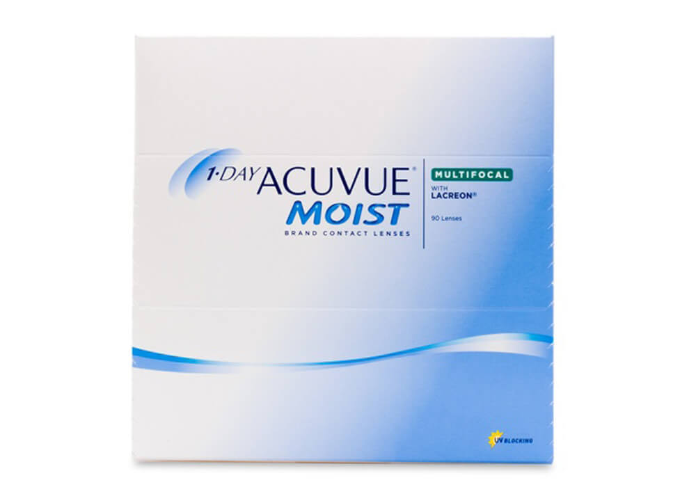 1-Day Acuvue Moist Multifocal 90 Pack Contact Lenses