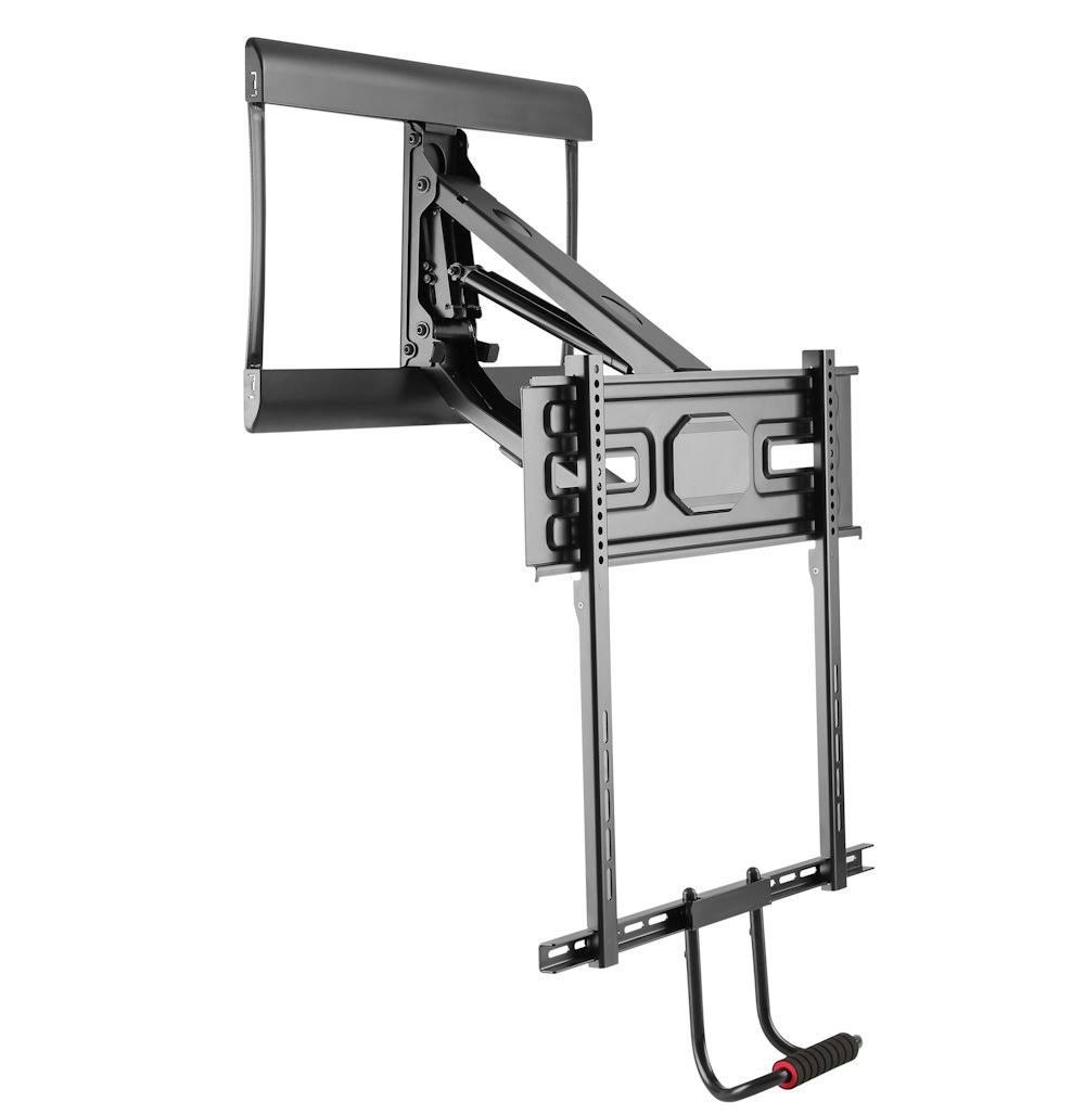 MyCableMart Full Motion Fireplace Drop-Down Wall Mount Bracket 43-70&& TVs to 77