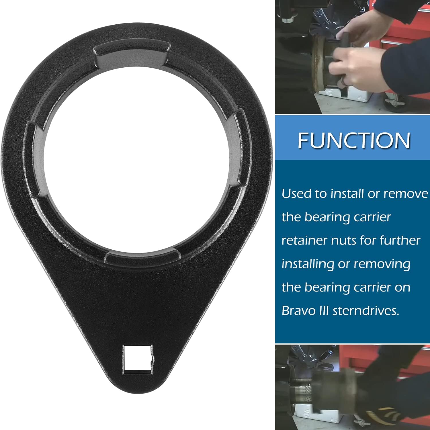 for Mercruiser Bravo III Bearing Carrier Retainer Nuts Installs & Removes Tool 91-8053741