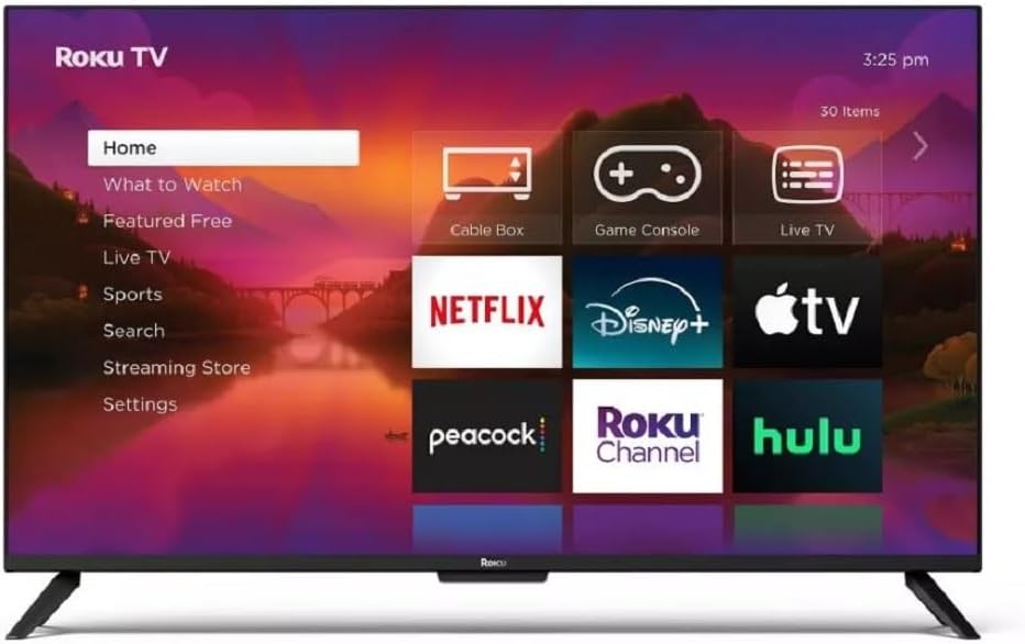 Roku 43" Select Series 4K HDR Smart TV with TV Apps, Wi-Fi, Built-in Streaming - 43R4A4 (Renewed)