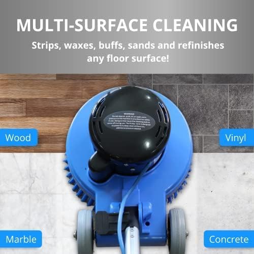 Prolux Core 13 inch Electric Floor Buffer Scrubber and Polisher Machine - All Floor Surfaces - Radiant Selections