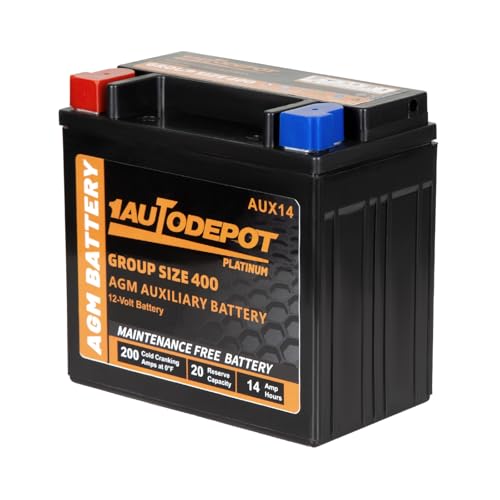 BCI Group 24F Car Battery, 12V 70Ah Automotive Battery Premium Maintenance Free AGM Batteries, 710CCA, 120RC, 36 Months Warranty