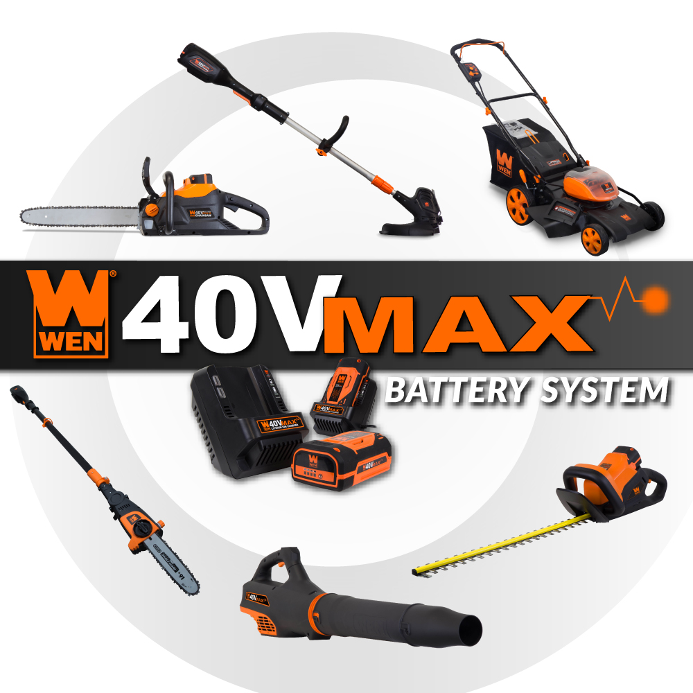 WEN 40V Max Lithium-Ion 480 CFM Cordless Brushless Leaf Blower (Tool Only)