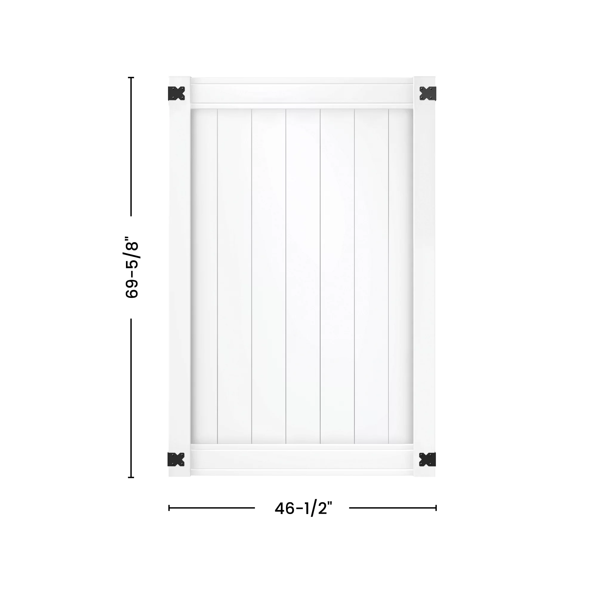 Woodbridge 6 ft. x 4 ft. Vinyl Privacy Fence Gate