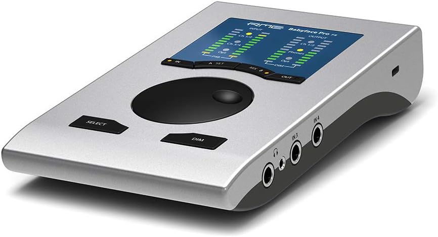 RME Babyface Pro FS 24-Channel 192kHz USB Audio Interface with Audio-Technica ATH-M40x Headphones & XLR Cable Bundle