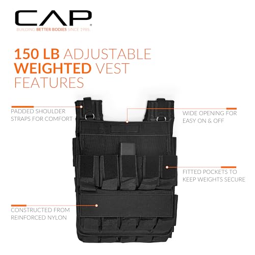 CAP Barbell Adjustable Weighted Vest | Various Sizes