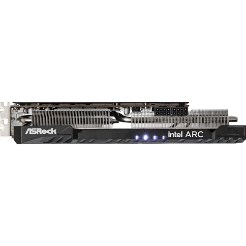 ASRock Intel ARC A380 Challenger ITX 6GB OC GDDR6 96-bit DisplayPort HDMI 0dB Silent Cooling 2250 MHz 7680 x 4320 PCI Express4.0 Graphics Card 500W