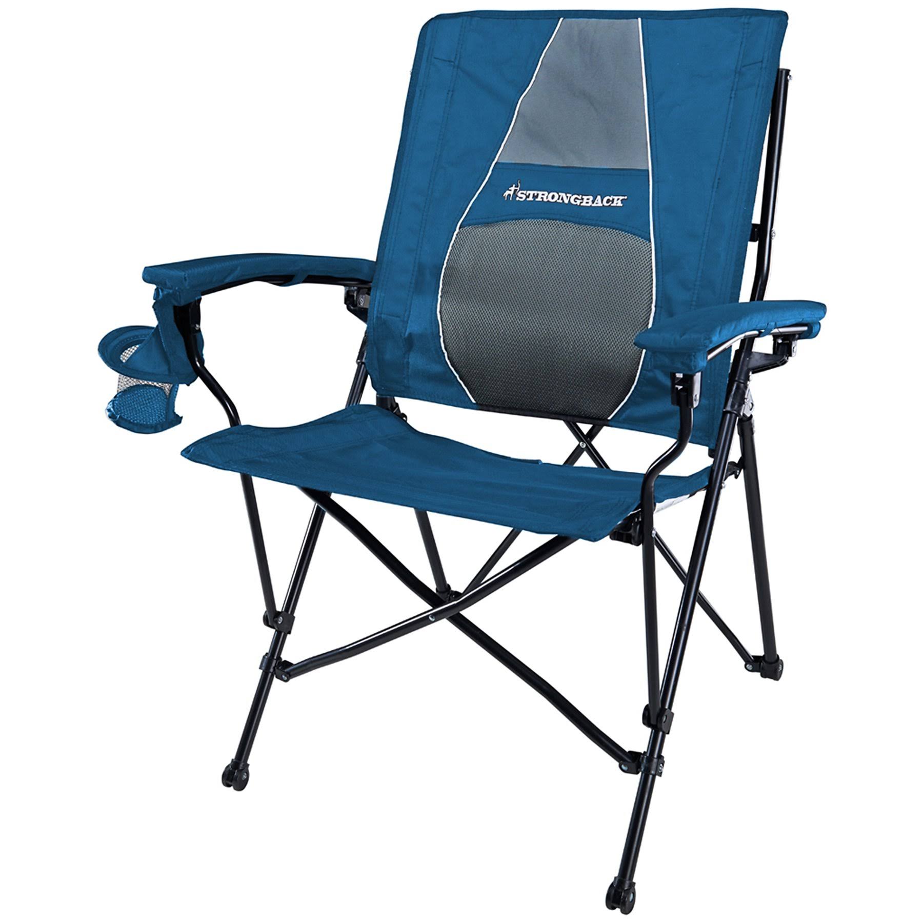 Strongback Elite Folding Camping Chair with Lumbar Support Camo