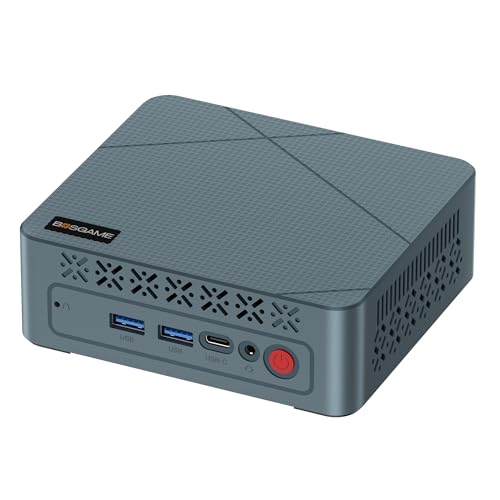 P5 Pro Mini PC, AMD Ryzen 7 6800H, 32GB DDR5 512GB SSD Mini Desktops Computer, Quad Display PC, Dual USB 4.0 & HDMI, 2.5G RJ45 LAN, Wi-Fi 6E/BT 5.2