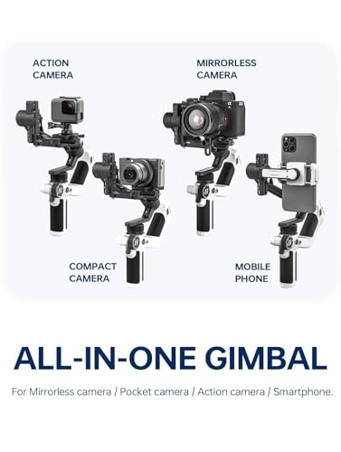 FeiyuTech SCORP-C [Official] Camera Stabilizer 3-Axis Mirrorless Gimbal Lightweight Stabilizer,for DSLR Camera