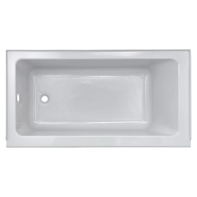 Studio 60" x 30" Integral Apron Bathtub with Left-Hand Outlet - White