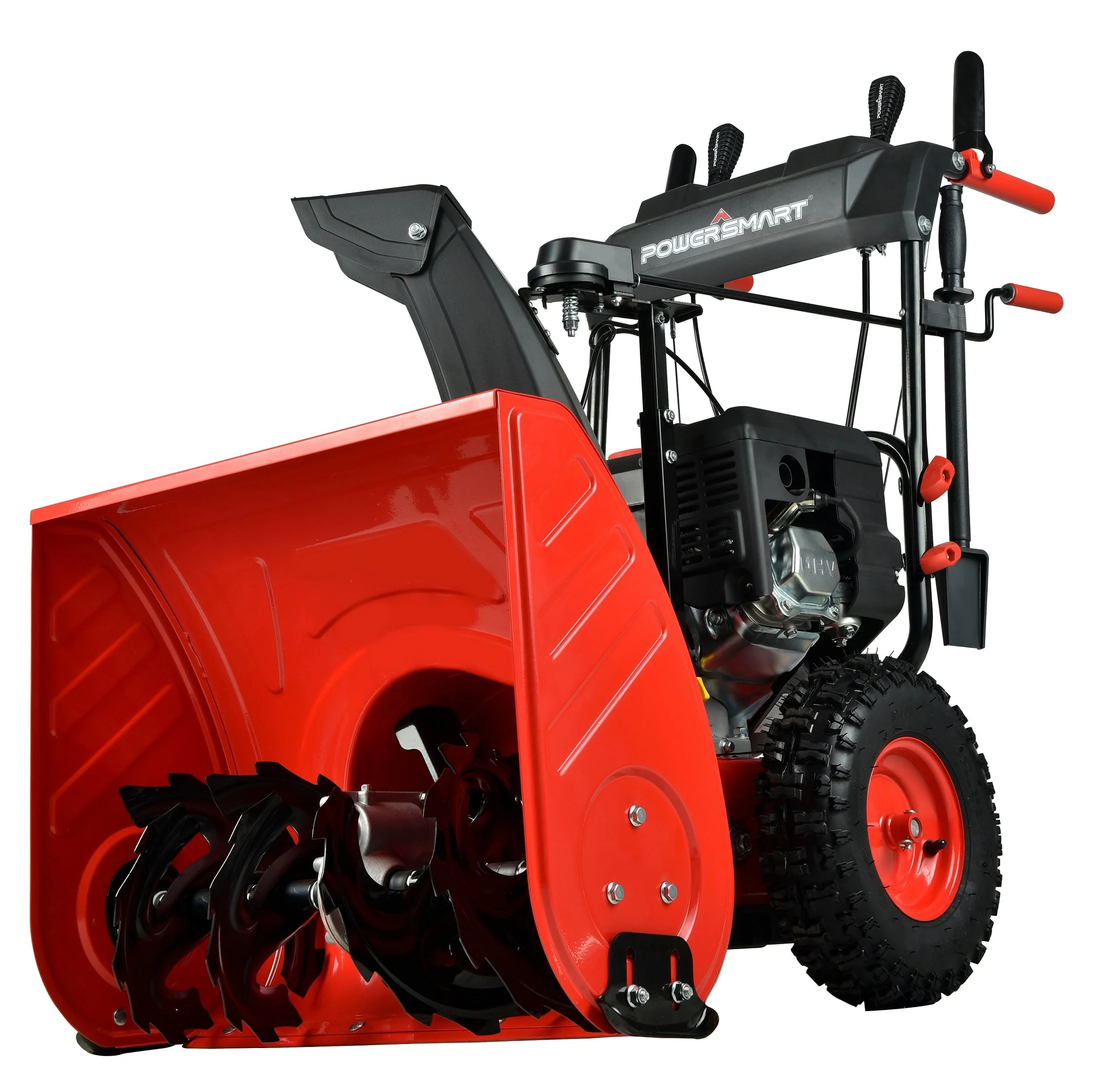 PowerSmart PSSW24 24 in. 212cc 2-Stage Electric Start Gas Snow Blower