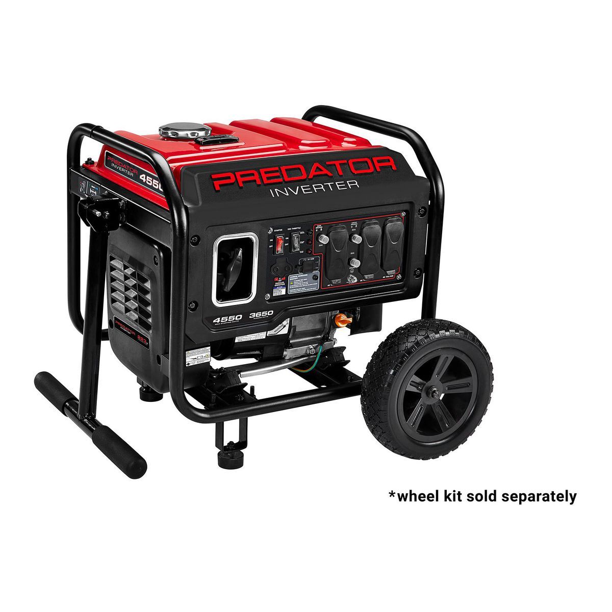 PREDATOR 4550 Watt Open-Frame Inverter Generator with CO SECURE Technology, EPA