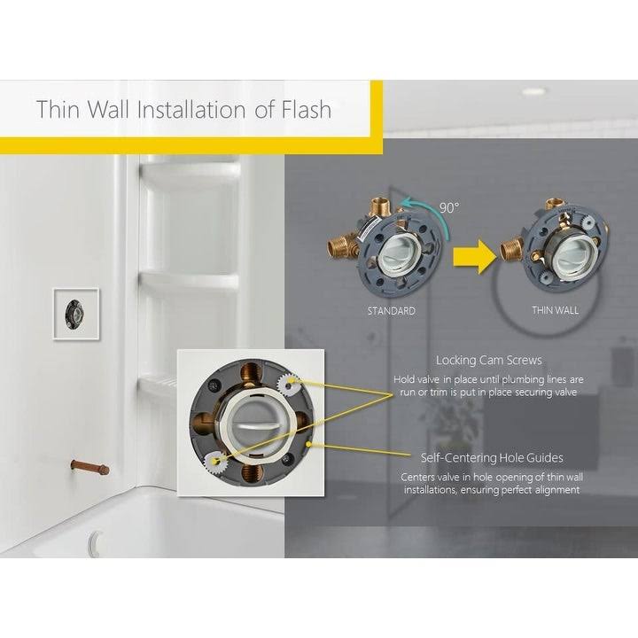 American Standard TU018501.278 Edgemere Shower Only Trim Kit with Cartridge, Legacy Bronze