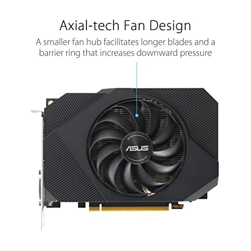 ASUS Dual NVIDIA GeForce RTX 3050 6GB OC Edition Gaming Graphics Card - PCIe 4.0, 6GB GDDR6 Memory, HDMI 2.1, DisplayPort 1.4a, 2-Slot Design