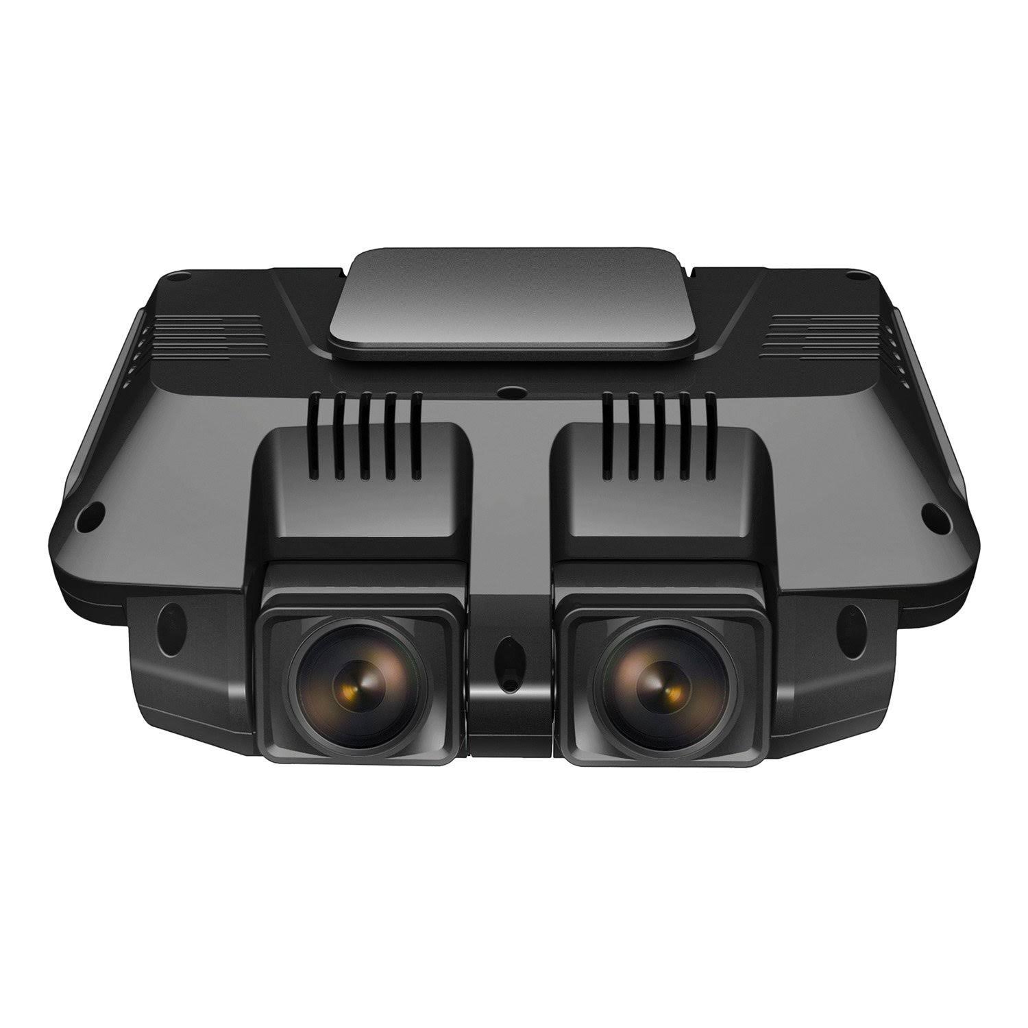 pruveeo C2 Dash Cam with Infrared Night Vision, Dual 1080p Front and