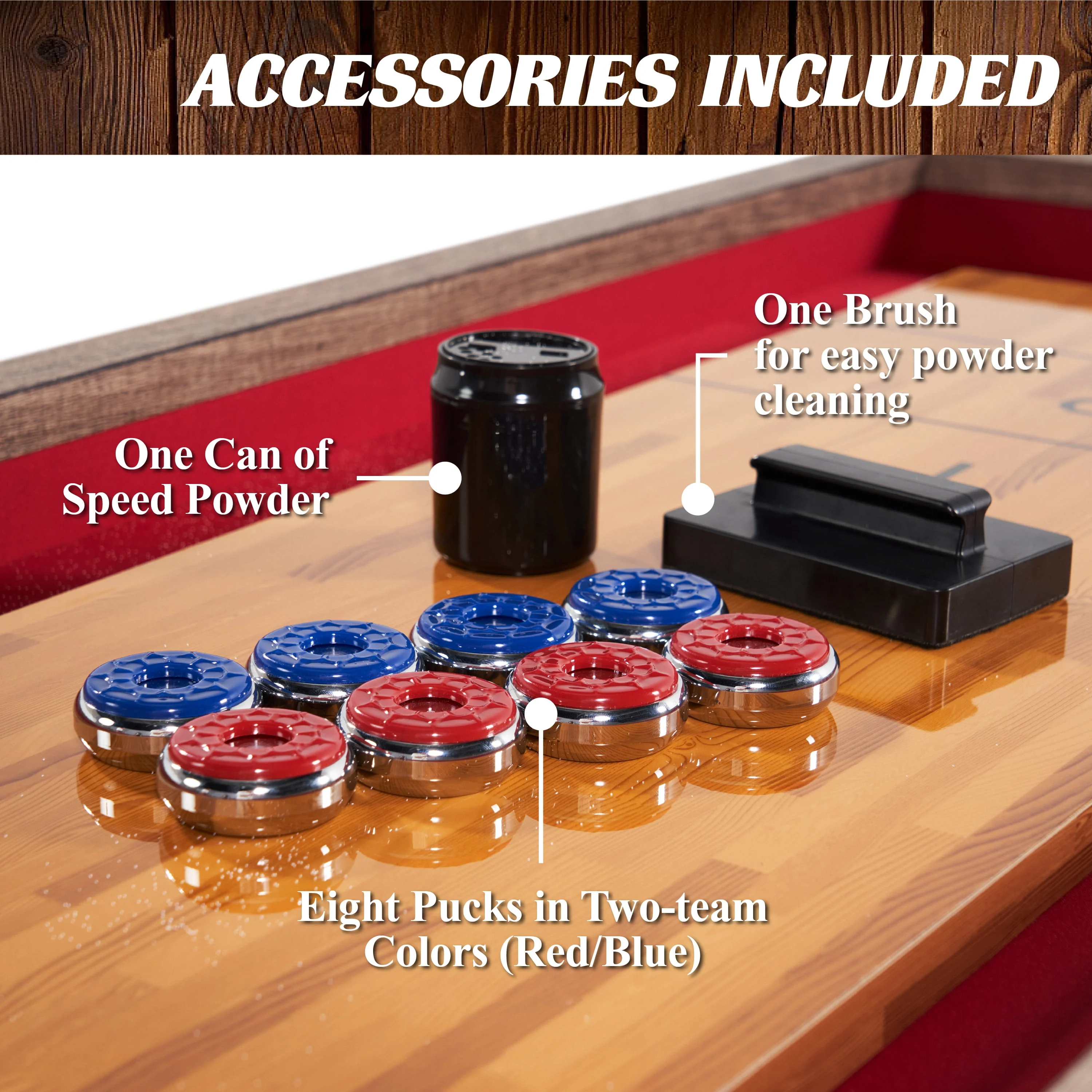 Barrington EZ Fold Shuffleboard Table (108 in x 24 in)