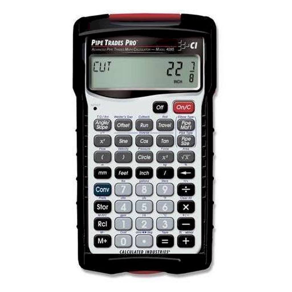 Calculated Industries Pipe Trades Pro 4095 Calculator - Black